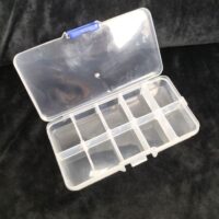 Органайзер на 10 від. прозорий 125*65мм BOX-7