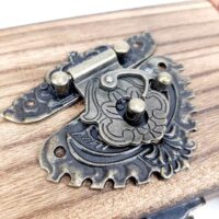 Замок А-095 стара латунь 69*59мм