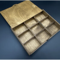 Скринька-органайзер для прикрас із замком і петлями 21*15см KF-097-2