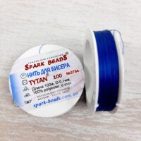 Бісерна нитка Spark Beads Tytan100 0,1мм 100м №2784 синій сапфір