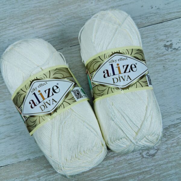 Алізе Діва (Alize Diva) 100г/350м 450 магнолія