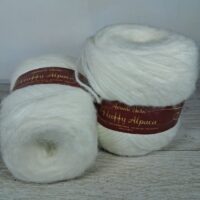 Аванті Ярн Флафai Альпака (Avanti Yarn Fluffy Alpaca) 100г/330м 001 бiлий
