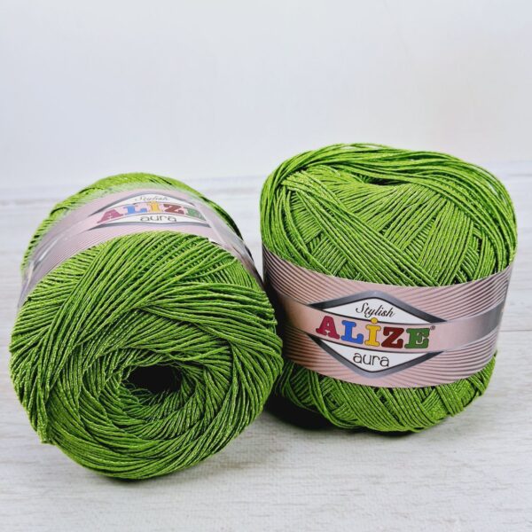 Алізе Аура (Alize Aura) 100г/340м 103 трав'яна зелень
