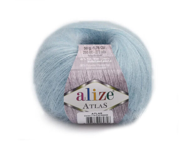 Алізе Атлас (Alize Atlas) 50г/250м 484 блакитний