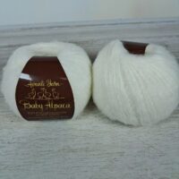 Аванті Ярн Бебі альпака 25г/225м 50 білий