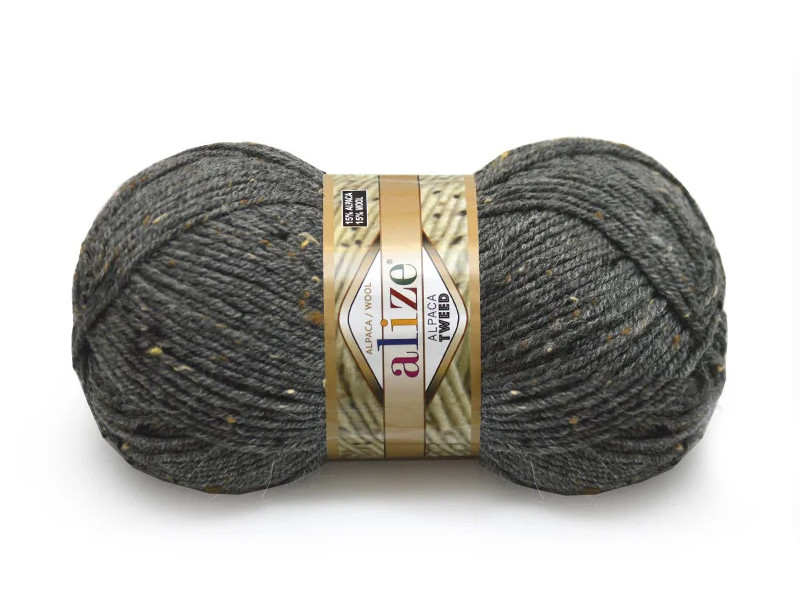 Алізе Альпака Твід (Alize Alpaca Tweed) 100г/250м 196 сірий