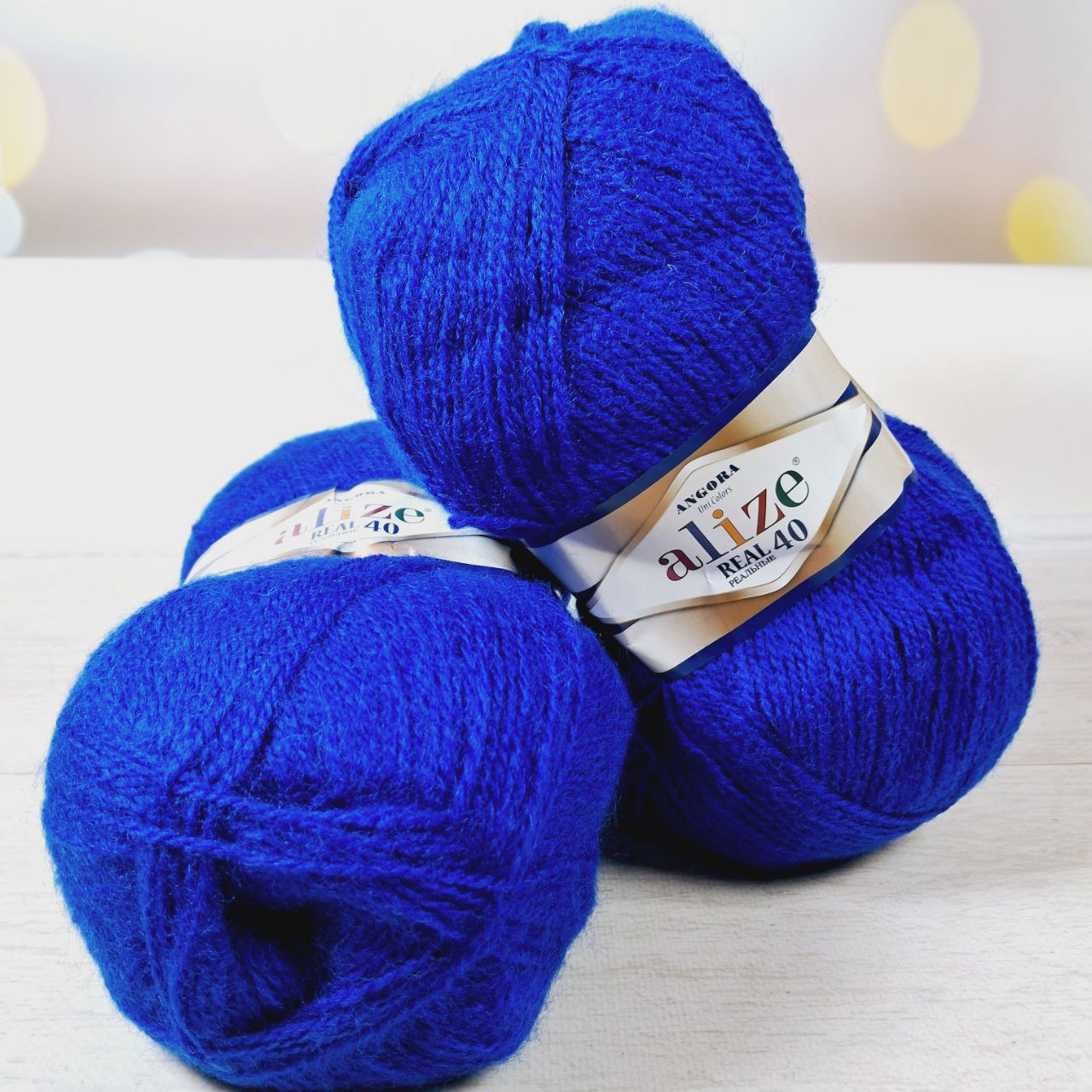 Алізе Ангора Реал 40 (Alize Angora Real) 100г/480м 141 сапфір