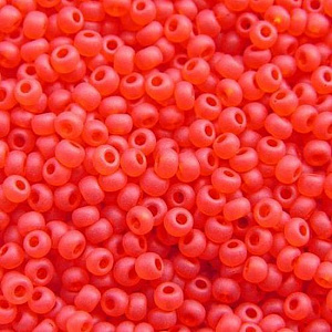 Бісер 90050/1 (174) Preсiosa 10/0 червоно-оранжевий матовий 25г
