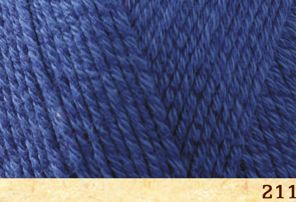 ФібраНатура Бамбу Джаз (Fibranatura Bamboo Jazz) 50гр/120м 211 синій