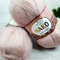 Нако Ангора Люкс (Nako Angora Lux) 100г/550м 11251 SE пастельно-рожевий