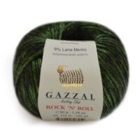 Газзал Рок-н-Ролл (Gazzal ROCK N ROLL) 50г/115м 13910 зелений