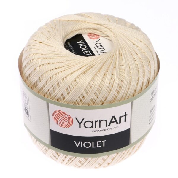 ЯрнАрт Віолет (YarnArt Violet) 50г/282м 3000 молочний
