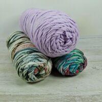 Сток акрил меланж 100г/190м зелено-бежевий