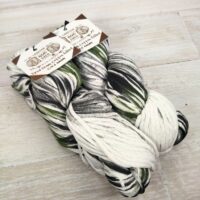 Кратер Котон Файлд (Crater Cotton Filled Hand Dyed) 200г/100м 23002 хакі-чорно-сірий