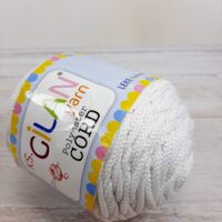 Шнур КС. Гілан Ярн Корд (КS.Gilan yarn Cord) 500г/110м білий