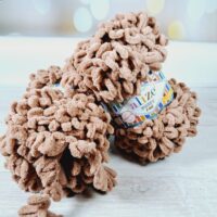 Алізе Пуффі Файн (Alize Puffy Fine) 100г/14м 261 молочний шоколад