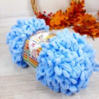 Алізе Пуффі Файн (Alize Puffy Fine) 100г/14м 218 дитячий блакитний