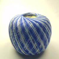 Ярнарт Лілі (YarnArt Lily) 50г/225м 5355 меланж синьо-білий