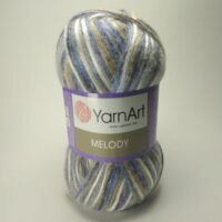 Ярнарт Мелоди 100г/230м 904 бежево-голубой