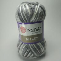 Ярнарт Мелоди 100г/230м 905 серый меланж