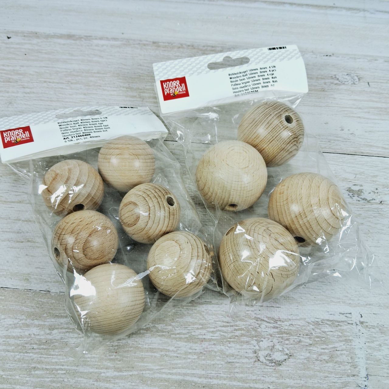 KNORR PRANDELL Натуральні дерев'яні намистини 40мм 1шт 2460409