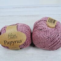 ФібраНатура Папірус (Fibranatura Papyrus) 50гр/120м 229-08 припорошена троянда