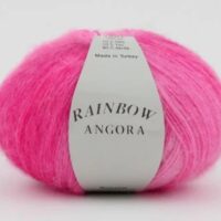 Візел Рейнбов Ангора (Vizell Rainbow Angora) 100г/550м 005 рожево-молочний