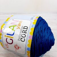 Шнур КС. Гілан Ярн Корд (КS.Gilan yarn Cord) 500г/110м темно-синій