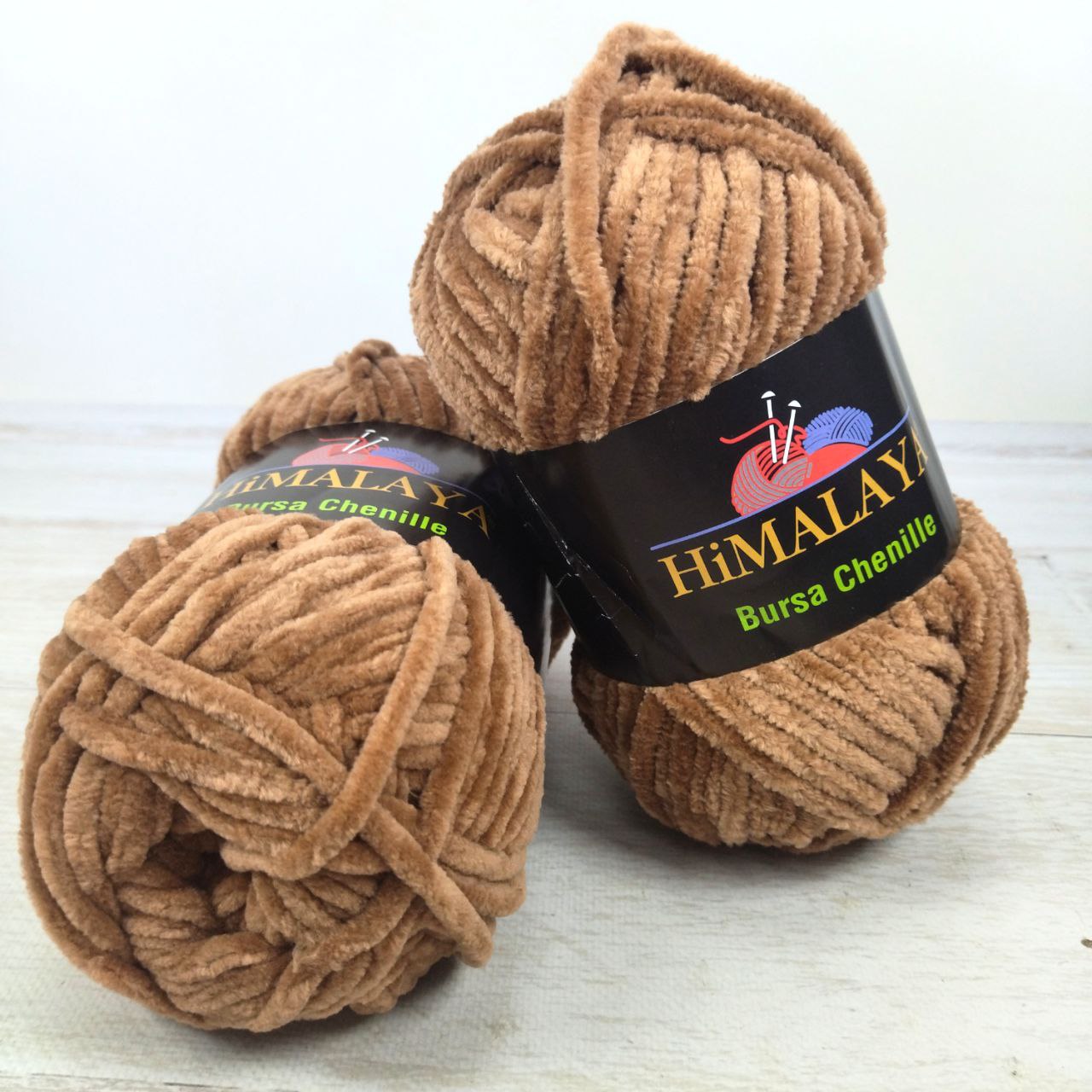 Гімалая Бурса (Himalaya Bursa Chenille) 100г/120м коричневий