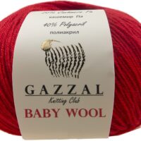 Газзал Бебі Вул (Gazzal Baby Wool) 50г/200м 811 алий