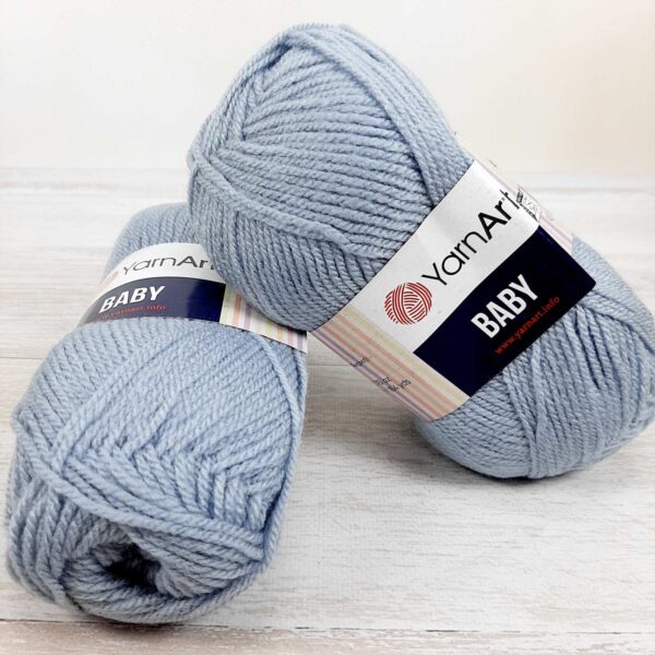 ЯрнАрт Бебі (YarnArt Baby) 50г/150м 3072 сіро-блакитний
