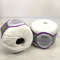 Ланосо Ліно (Lanoso Lino) 50г/175м 901 топлене молоко