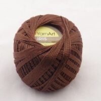Ярнарт Ірис (YarnArt Iris) 20г/138м 932 темно-коричневий