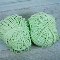 Сток велюр 100г/120м яскраво-салатовий