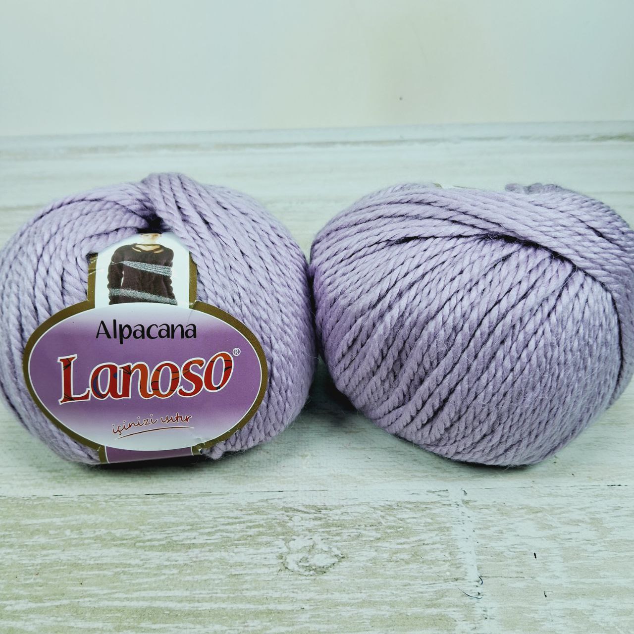 Ланосо Алпакана (Lanoso Alpacana) 100г/130м 3008 лаванда