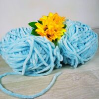 Сток велюр 100г/120м бірюза світла