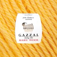 Газзал Бебі Вул (Gazzal Baby Wool) 50г/200м 812 жовтий