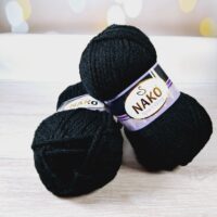Нако Спорт Вул (Nako Sport Wool) 100г/120м 217 чорний