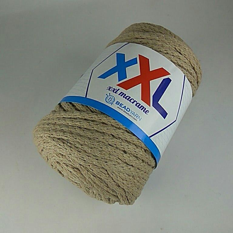 Шнур Бед Ярн Макраме XXL (BeadYarn Makrame XXL) 250г/80м беж