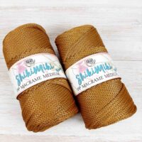 Шнур ПП Шикимікі Медіум (Shikimiki Medium Melange) 4мм 250г/82м 25085 цегляний