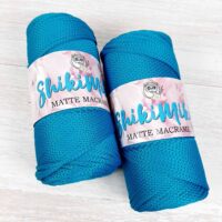 Шнур ПП Шикімікі Макраме матовий (Shikimiki Matte Macrame) 3мм 250г/135м 7021 бірюза