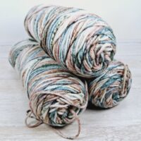 Сток акрил меланж 100г/190м сіро-бежевий