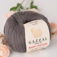 Газзал Бебі Котон (Gazzal Baby Cotton) 50г/165м 3450 сірий