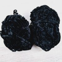 Сток велюр 100г/120м чорний