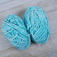 Сток велюр 100г/120м світла бірюза