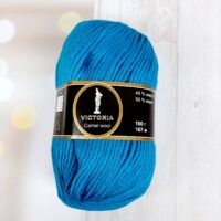Вікторія Кемел Вул (Victoria Camel wool) 100г/167м 334 бірюза