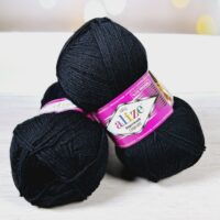 Алізе Супервош Комфорт Сокс 100 (Alize Superwash Comfort Socks) 100г/420м 060 чорний
