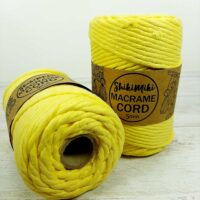 Шнур Шикімікі Макраме Корд (Shikimiki Macrame Cord) 5мм 500г/85м 1108 жовтий