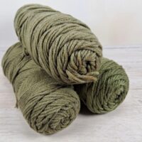 Сток акрил однотон 100г/190м хакі пастель