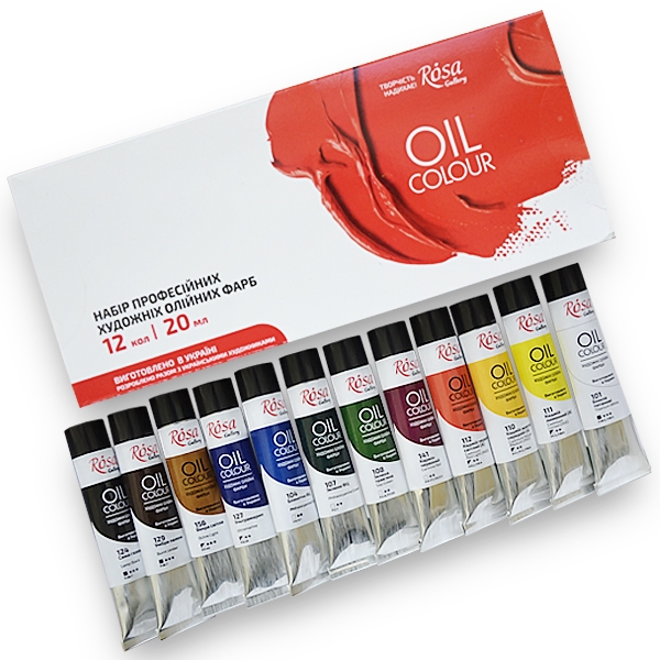 Набір олійних фарб Rosa Gallery 12*20мл